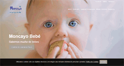 Desktop Screenshot of moncayobebe.com